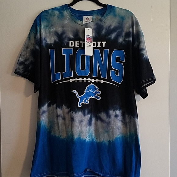 detroit lions tie dye shirt